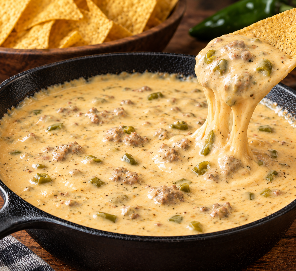 Smoked Boudin Queso